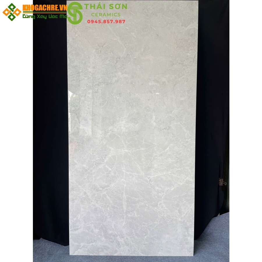 Gạch 80x160 bóng kiếng ấn độ màu xám ghi nhạt
