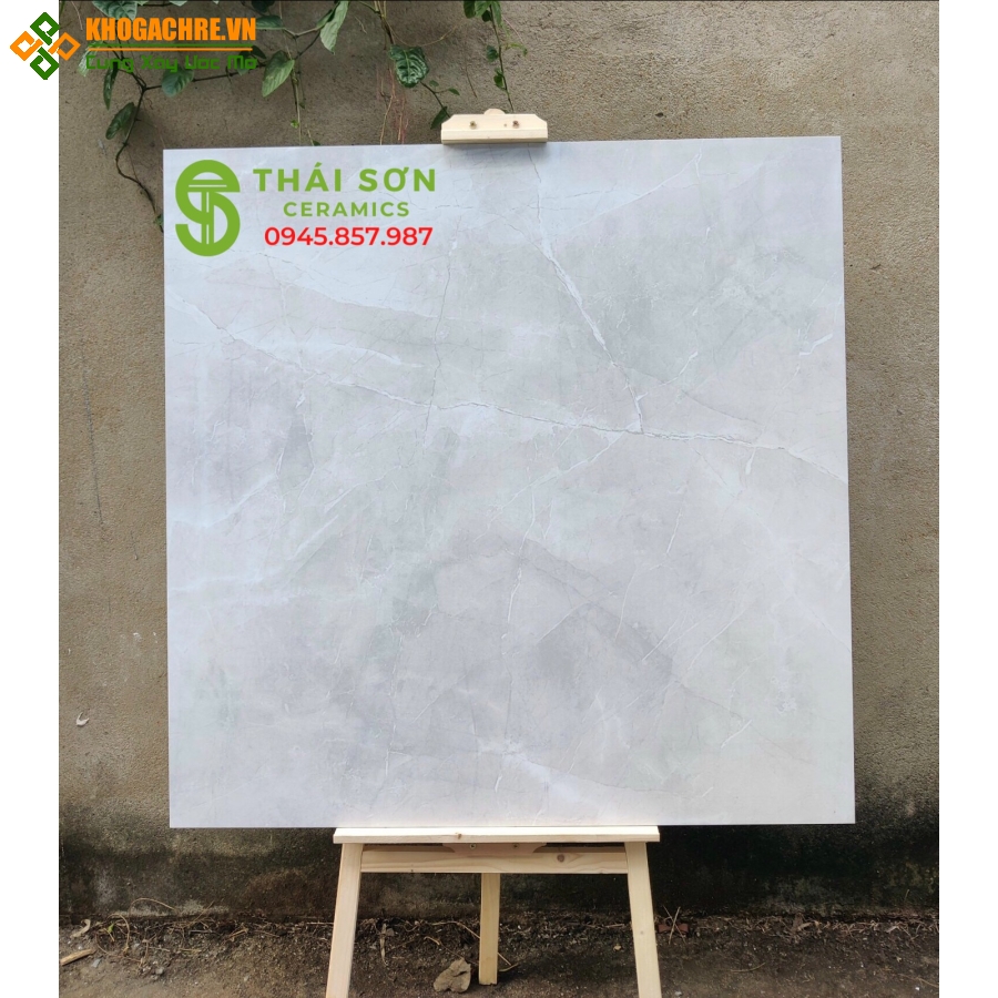 Gạch lót sảnh tông xám siêu bóng 120x120 ấn độ