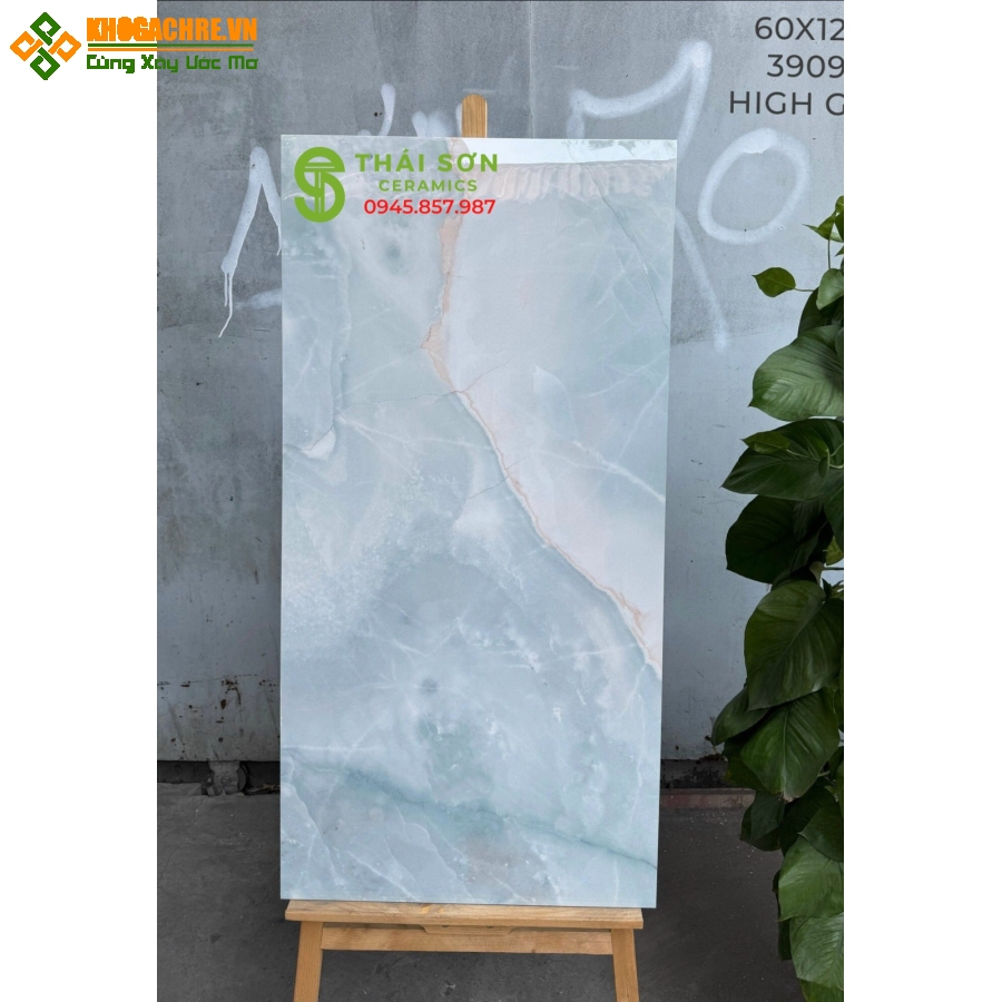 Gạch lát nền 60x120 cao cấp vân đá xanh