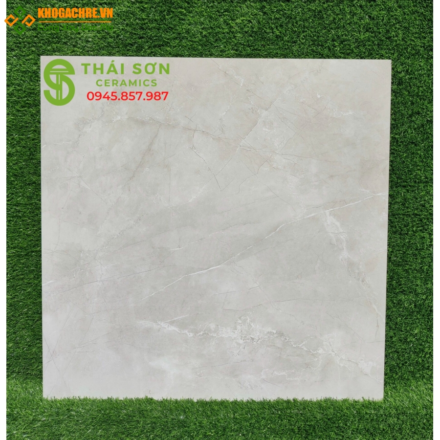 Gạch lát nền màu xám bóng kiếng 80x80 nhập khẩu