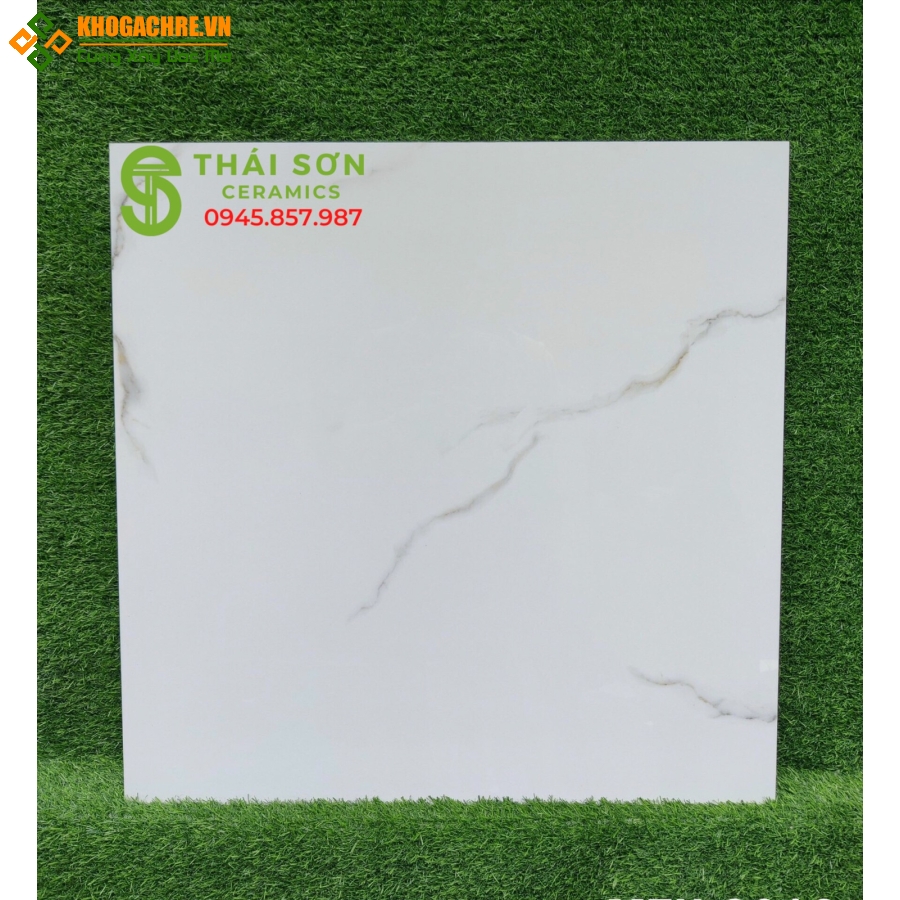 Gạch ấn độ 80x80 bóng kiếng màu trắng vân giá rẻ