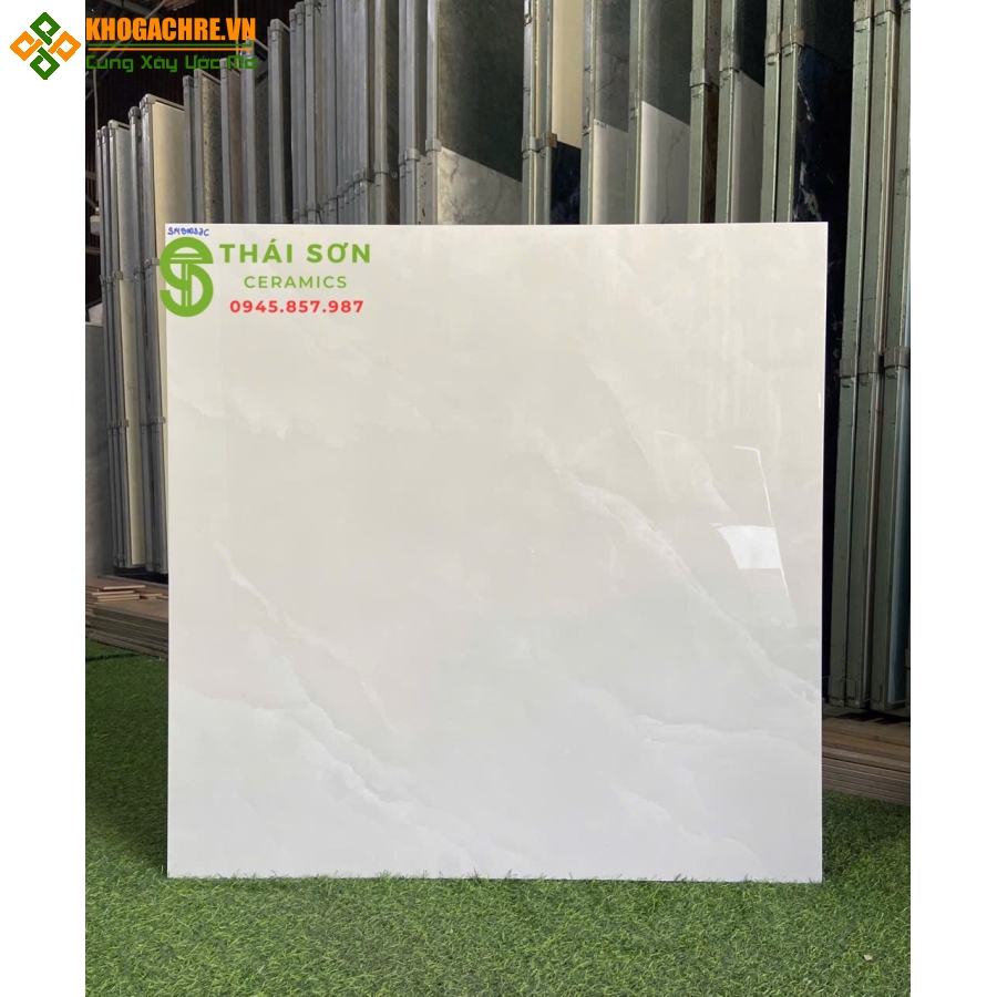 Gạch lát nền 80x80 catalan xsmart màu xám bóng kiếng