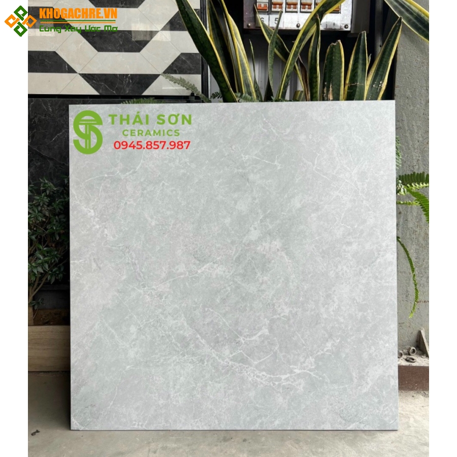 Gạch lát nền vân xám đá mờ 80x80 giá rẻ