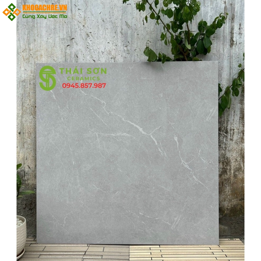 Gạch lát nền nhà hàng 80x80 đá mờ chống trơn