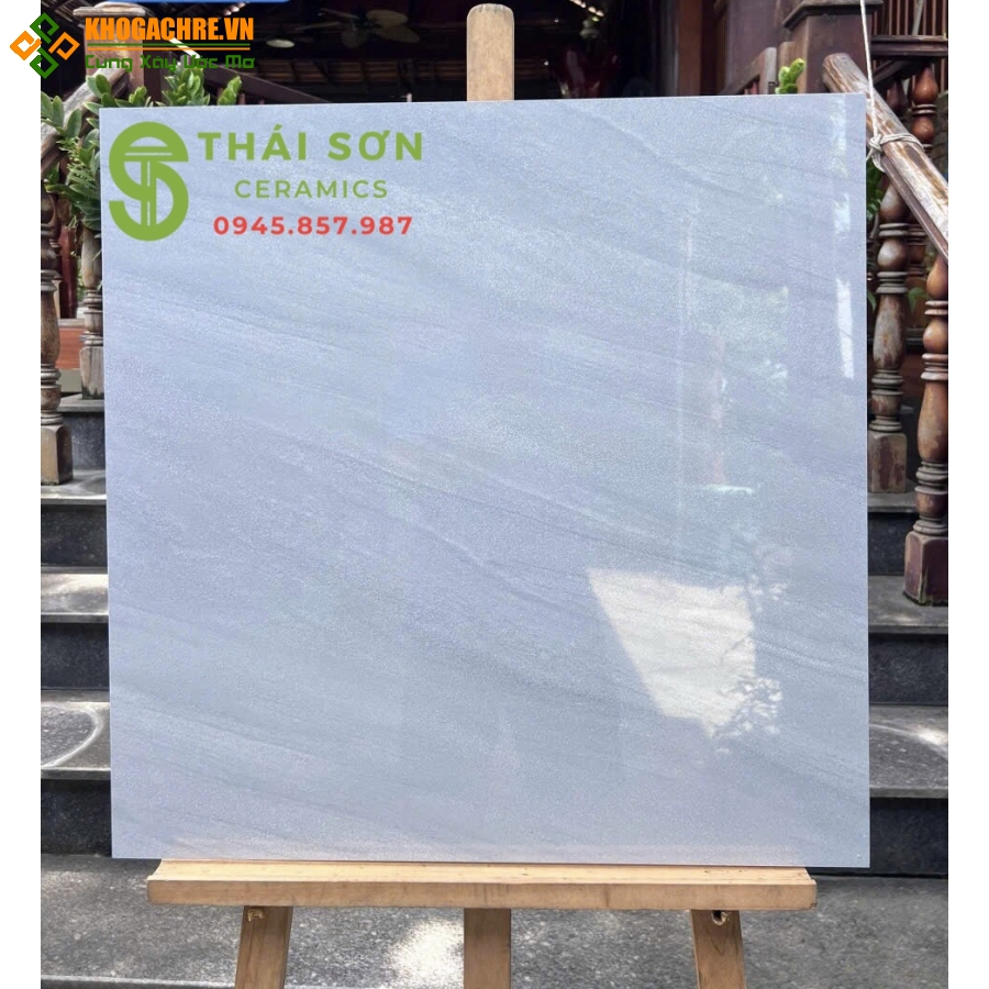 Gạch lát nền vicenza 80x80 bóng kiếng màu xám giá rẻ