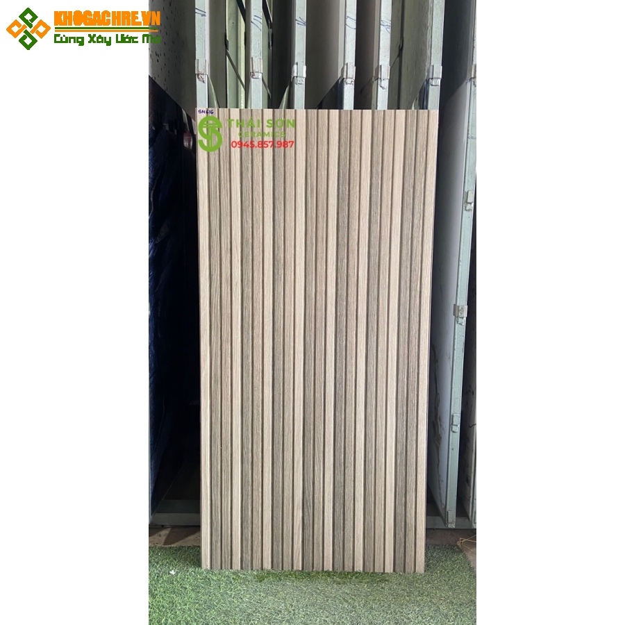 Gạch họa tiết thanh lam giả gỗ 60x120