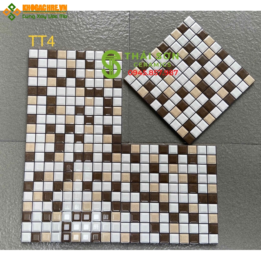 Gạch trang trí mosai 30x30 ốp tường cao cấp