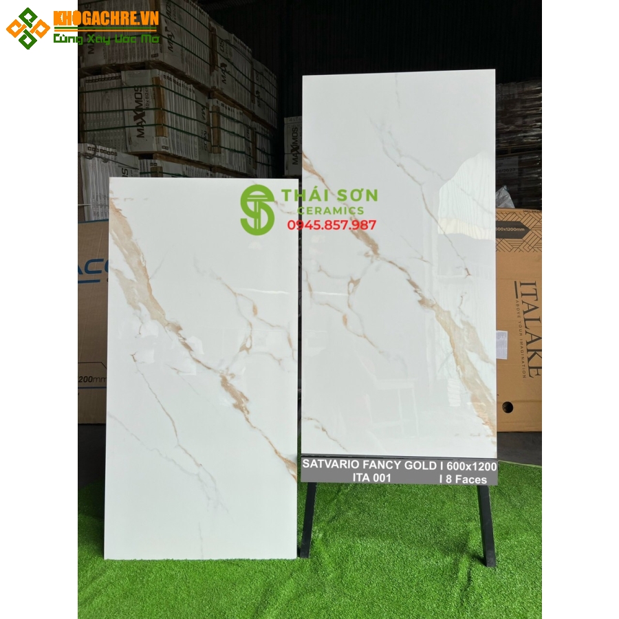 Gạch lát nền khổ lớn bóng kiếng 60x120 ấn độ 