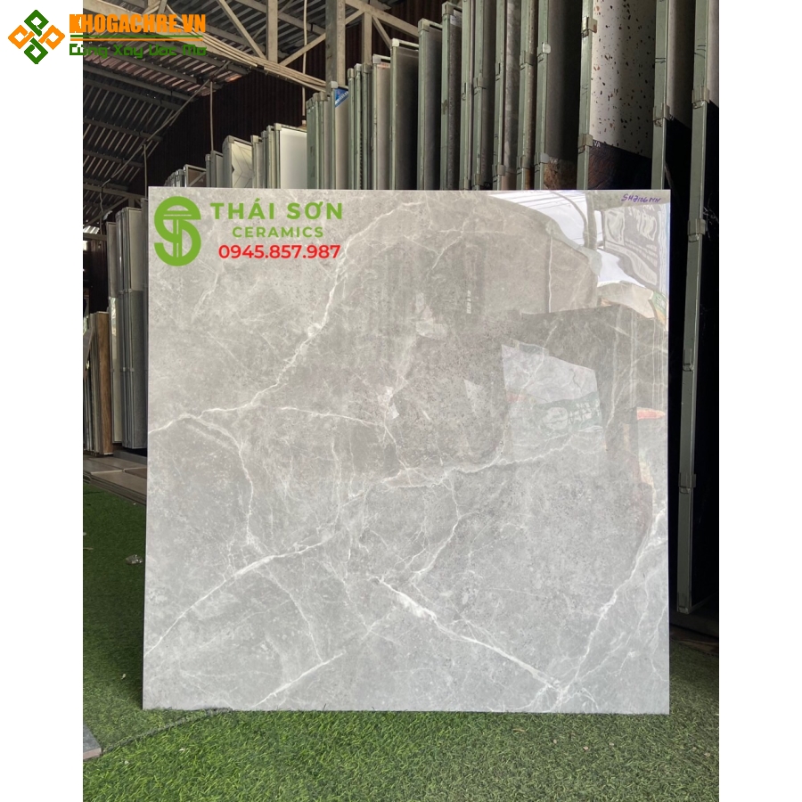 Gạch ấn độ xám bóng 100x100 cao cấp