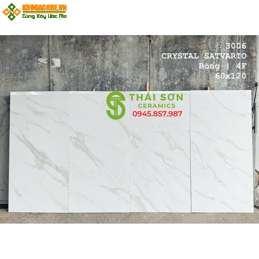Gạch ốp lát 60x120 bóng kiếng vân đá giá rẻ