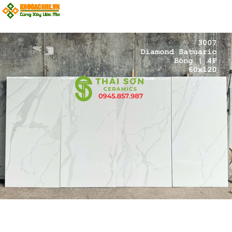 Gạch ốp tường bóng kiếng 60x120 ấn độ