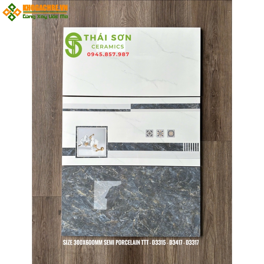 Gạch bộ đậm nhạt 30x60 takao bóng kiếng ốp tường 