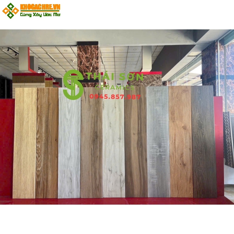 9 Mẫu gạch vân giả gỗ 20x100 trung quốc đẹp nhất