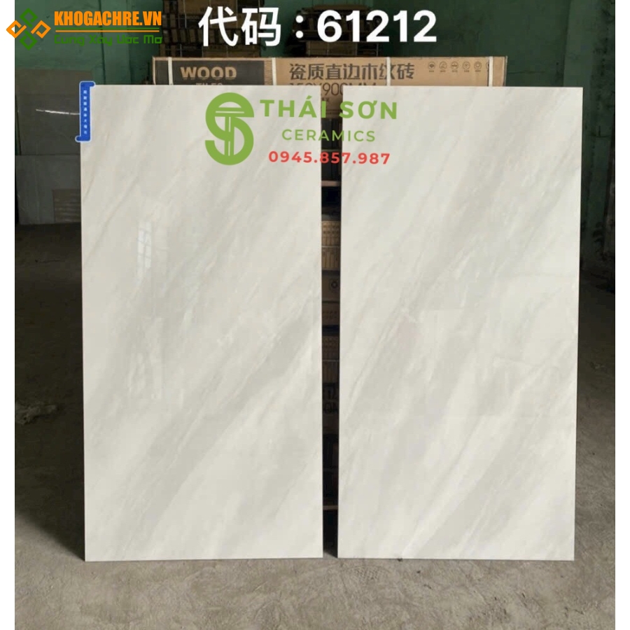 Gạch lát nền 60x120 trung quốc bóng kiếng xám vân đẹp