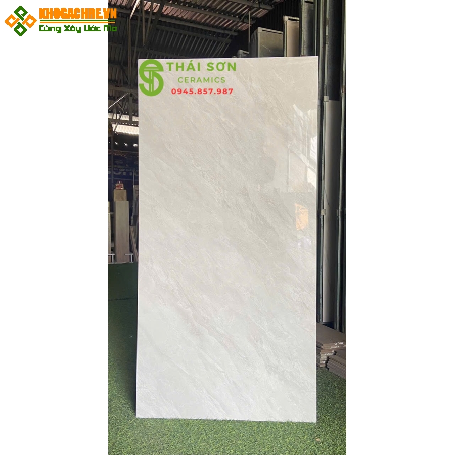 Gạch vito lát nền 60x120 bóng kiếng xám nhạt