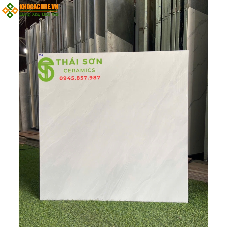 Gạch bóng kiếng 80x80 vitto lát nền màu xám nhẹ
