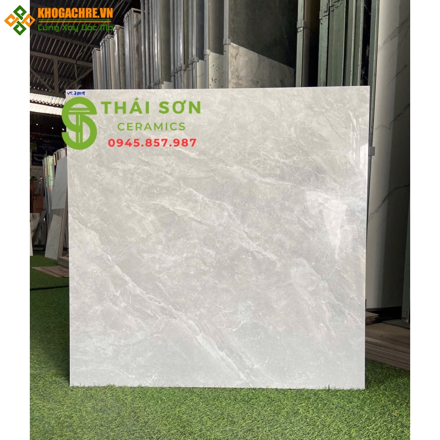 Gạch vitto bóng kiếng vân xám 80x80 lát nền nhà đẹp