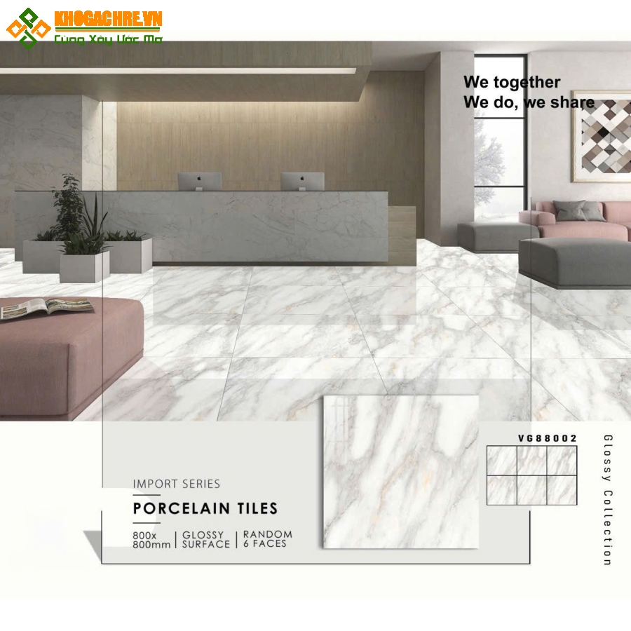 Gạch ấn độ 80x80 bóng kiếng lát nền cao cấp Tây Ninh