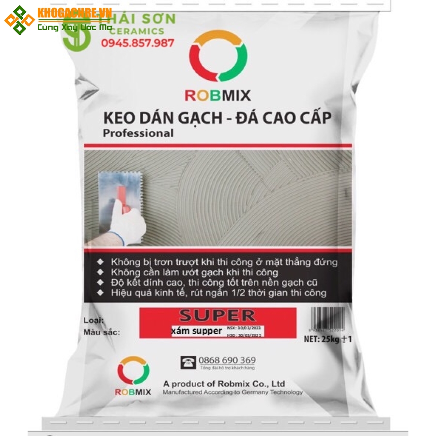 Keo dán gạch hồ bơi siêu dính cao cấp nhất